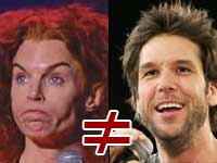 Carrot Top Does Not Equal Dane Cook