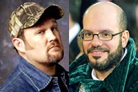 Larry the Cable Guy and David Cross